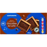 Bolachas Cobertas Chocolate de Leite Continente