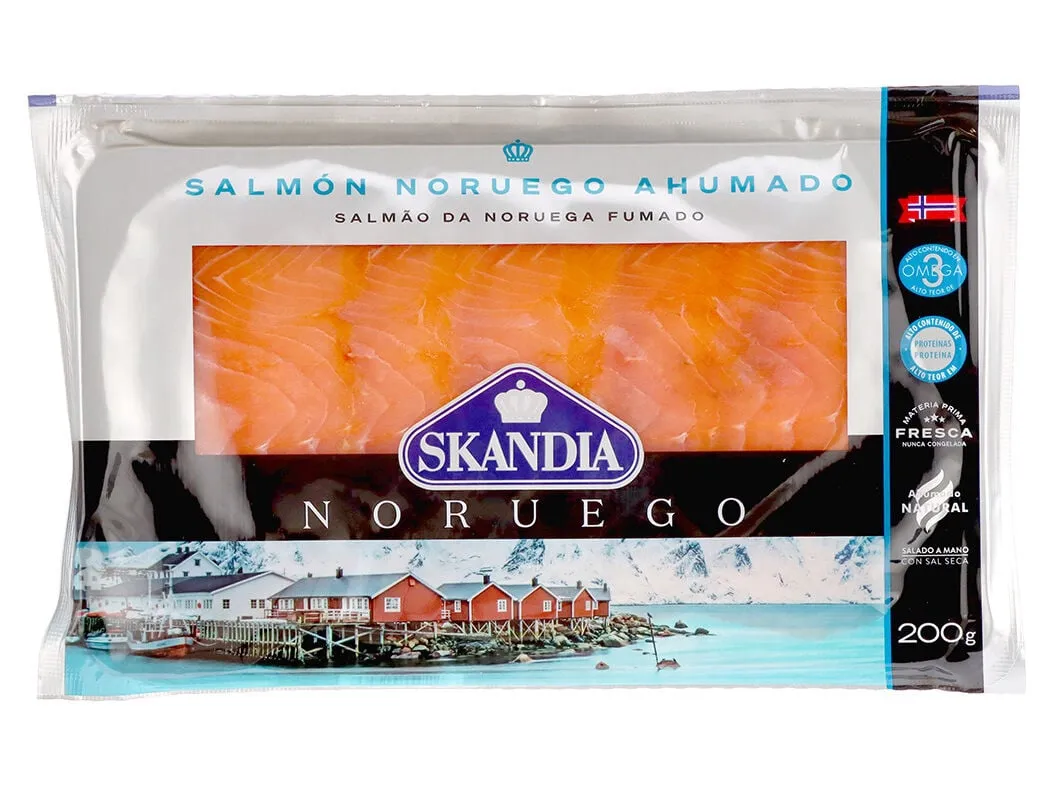 Salmão fumado Skandia 200 gr