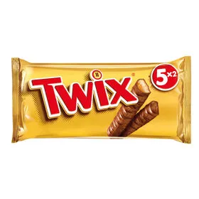 Snack de Chocolate com Biscoito e Caramelo Twix