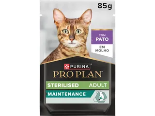 Comida húmida para gato PRO PLAN esterilizado pato 85 g