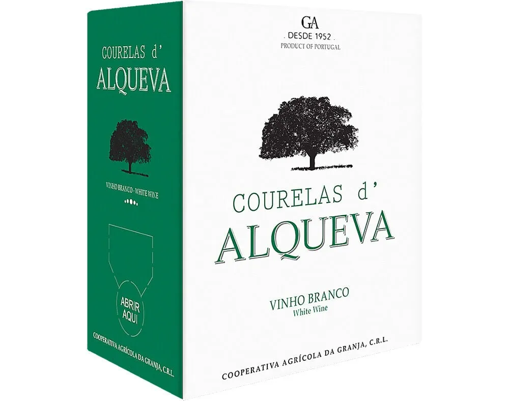 Vinho branco courelas d alqueva bag in box 5 L