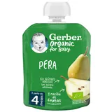 Saqueta de Fruta Pera +4M, emb. 90 gr