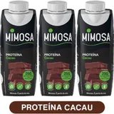 Leite Proteína Cacau sem Lactose Pack 3 embalagem 250 ml - Mimosa