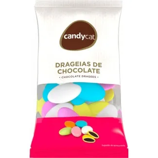 Drageias de Chocolate embalagem 150 g - Candycat
