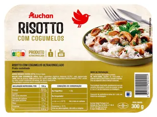 Risotto Auchan com cogumelos 300 g