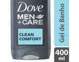 Gel dove de banho men clean comfort 400 ml