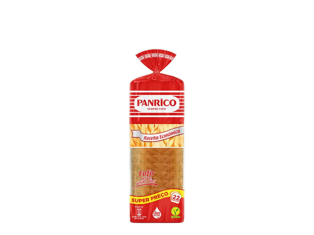 Pão Panrico de forma receita económica 475 g