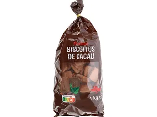 Biscoitos Auchan de cacau 1 kg