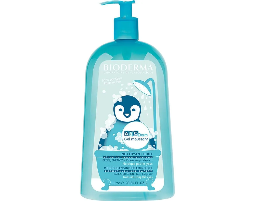 Gel Bioderma limpeza abcderm moussant 1 L