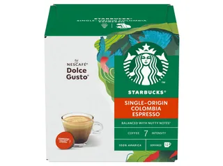 Cápsulas Starbucks compatível dolce gusto café espresso colombia 12un