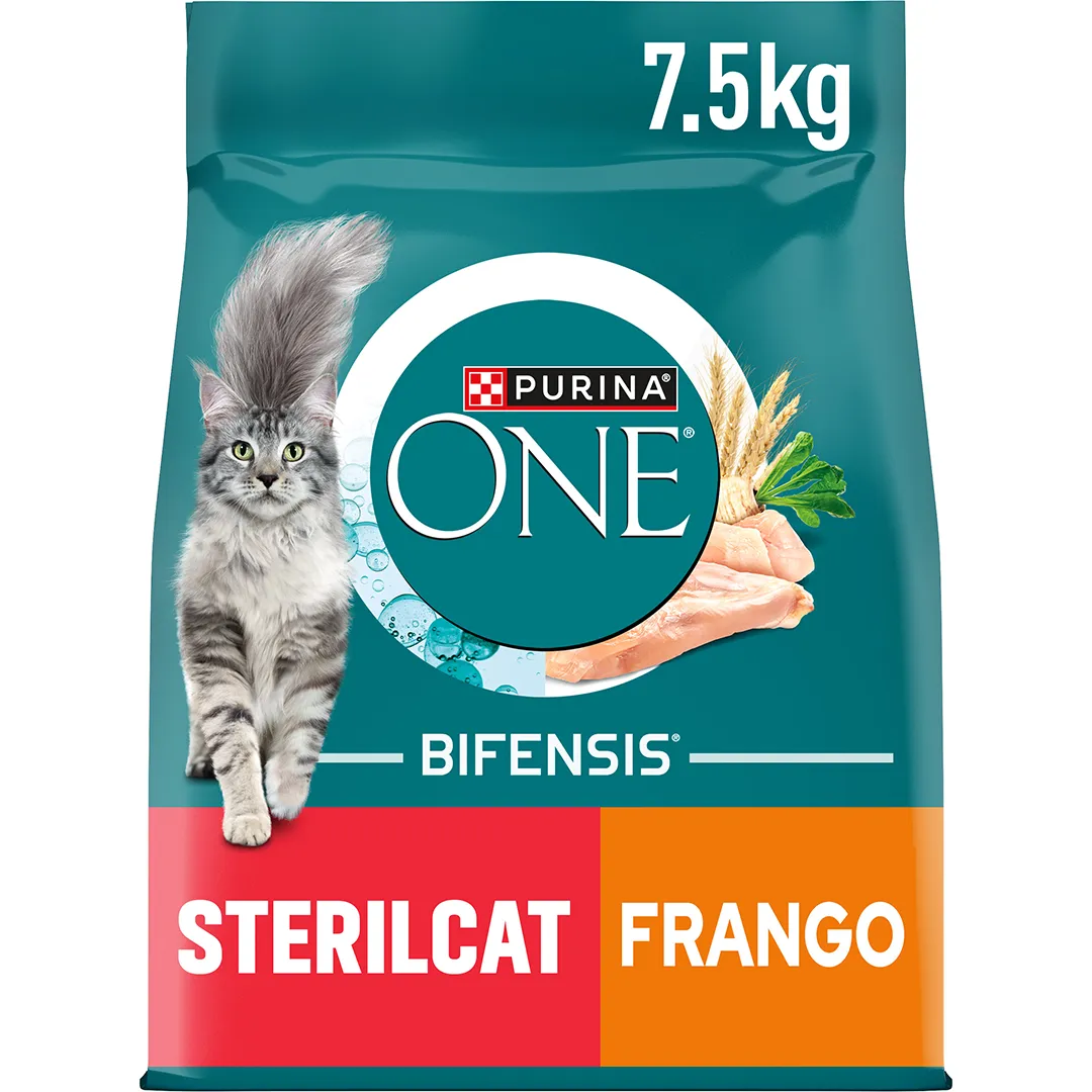 Comida Seca para Gato Esterilizado com Frango