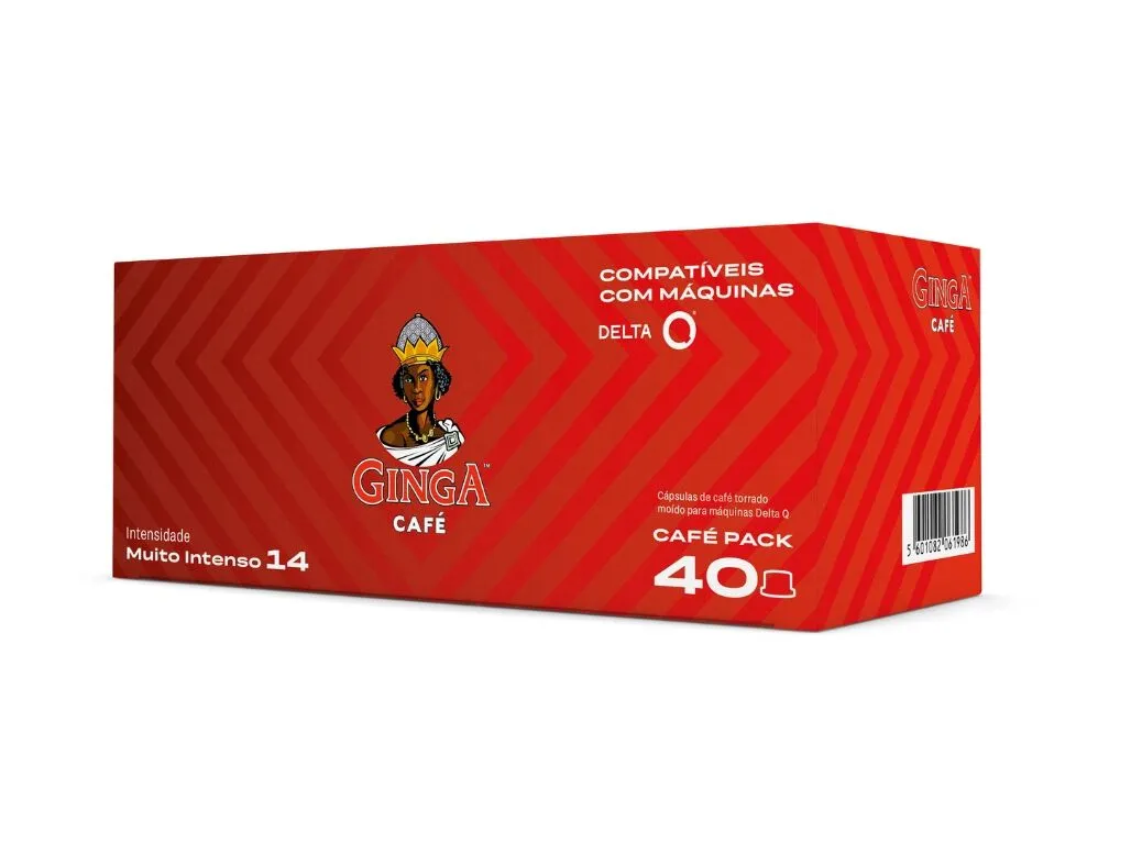 Cápsulas café Delta Q ginga intensity 14 40cap