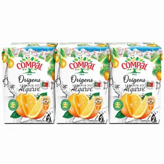 Néctar de Laranja do Algarve Pack 3 Compal Origens