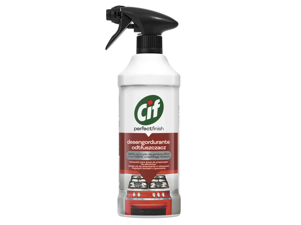 Limpeza cozinha CIF perfect finish desengordurante 435 ml