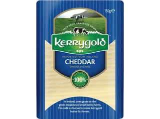 Queijo Kerrygold white cheddar fatias 150 g