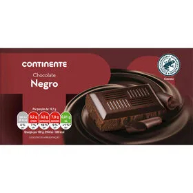 Tablete de Chocolate Negro Continente