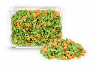 Feijão Verde com Cenoura Nossa Fruta e Legumes