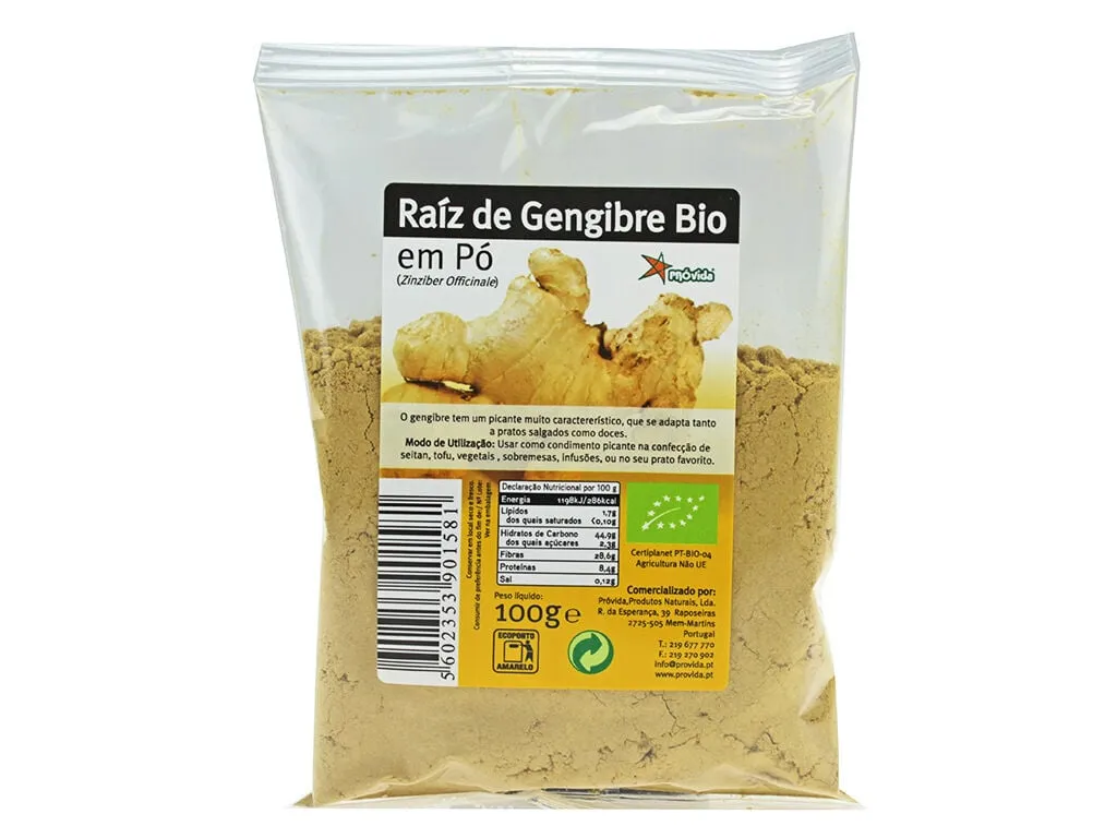 Gengibre Provida em pó bio 100 g