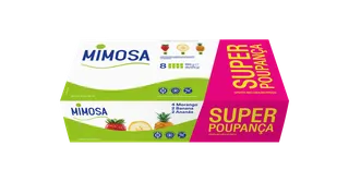 Iogurte Aroma 4 Morango, 2 Banana e 2 Ananás Pack 8 Mimosa