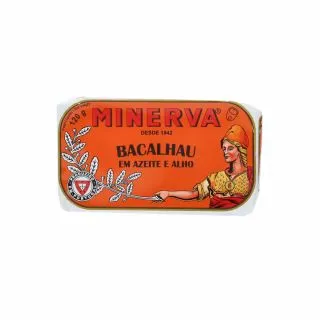 Bacalhau em Azeite e Alho Minerva 120g