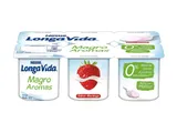 Iogurte Longa VIDA magro aroma morango 6 x 120 g