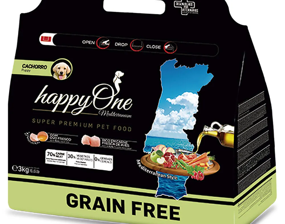 Ração para cão Happyone Mediterraneum júnior 3 kg