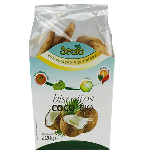 Biscoitos de Coco Biológicos