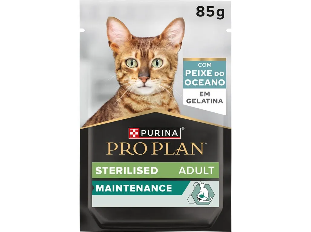 Comida húmida para gato PRO PLAN esterilizado peixe 85 g