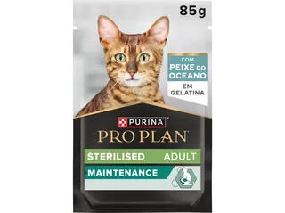 Comida húmida para gato PRO PLAN esterilizado peixe 85 g