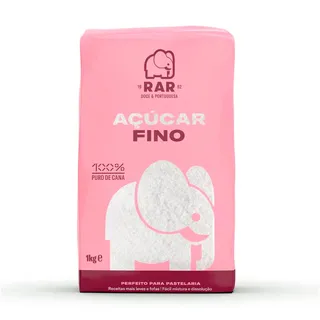 Açúcar Fino, emb. 1 kg Rar