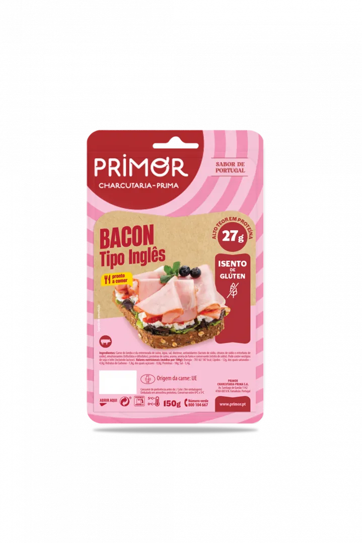 Bacon Tipo Inglês Fatiado