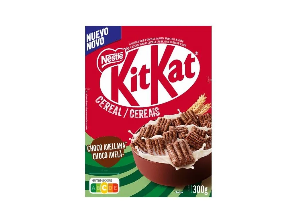 Cereais KIT KAT chocolate avelã 300 g