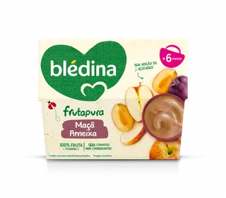 Puré de Fruta Maçã e Ameixa Blédina