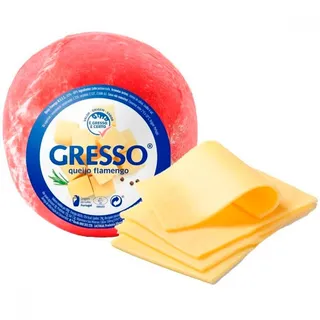 Queijo Flamengo 1/4 Bola, 350g Gresso