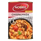 Chispalhada com feijão