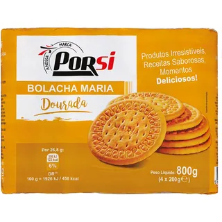 Bolacha Maria Dourada 800g PorSi