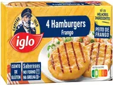 Hamburgueres IGLO frango sem glúten 4un 240 g
