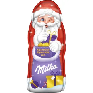 Pai Natal de Chocolate embalagem 45 g - Milka