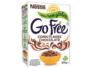 Cereais Nestlé corn flakes go free com chocolate sem glúten 375 g