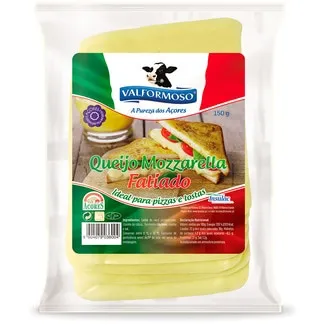 Queijo Mozzarella Fatias unidade 150 g - Valformoso