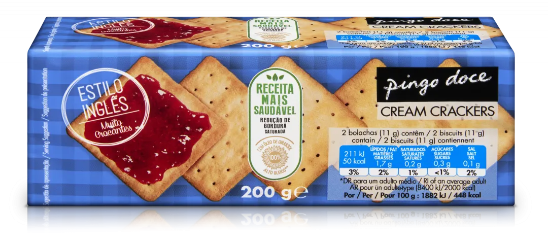 Bolachas Cream Cracker