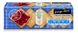 Bolachas Cream Cracker Pingo Doce