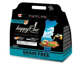 Ração cão Happyone Mediterraneum raças pequenas sardinha 3 kg