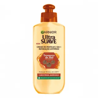 Creme para Pentear Ultra Suave 2 em 1 Tesouros Mel Ultra Suave Garnier