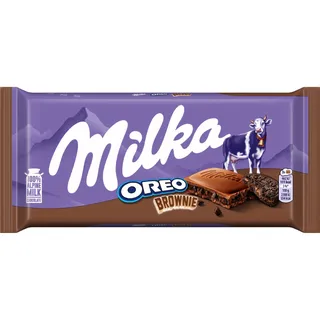 Tablete de Chocolate Milka Oreo Brownie