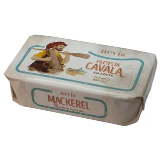 Filetes cavala em azeite, 120g Nevis