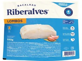 Bacalhau Riberalves lombos 4 meses cura msc 550 g
