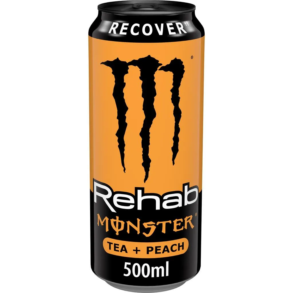 Bebida Energética Rehab Peach, 50cl