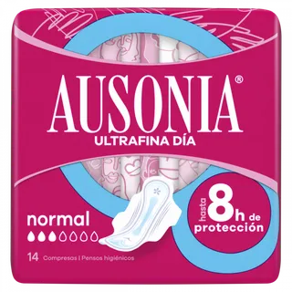 Pensos Higiénicos Ultrafina Dia Normal com Abas Ausonia