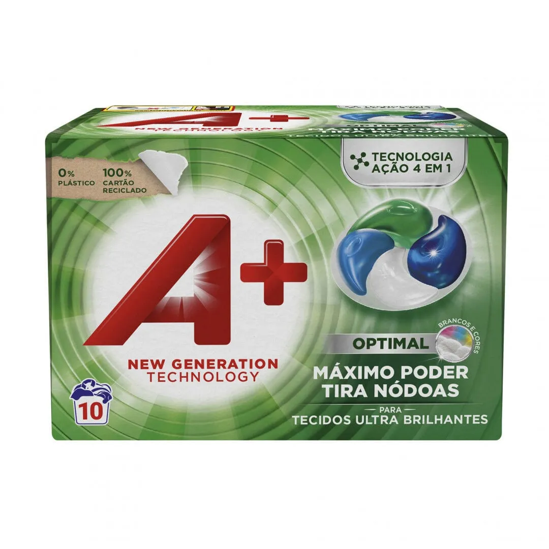 Detergente Máquina Roupa Cápsulas Active 4 Optimal